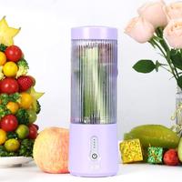 Fruit Juice Mini USB Draagbare IJs Smoothie Blender 450ML Huishoudelijke Hoge Snelheid 6 Bladen Elektrische Blender Machine Sapcentrifuge