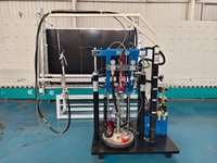 Extrudeuse industrielle de silicone bicomposant pour machine de revêtement de verre isolant avec pompe 1,1 kW 380 V