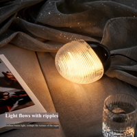 Lampe de chevet Moonlight Pearl pour chambre à coucher, lampe d'ambiance moderne minimaliste, lampe suspendue pour couloir et entrée