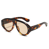 Lunettes de soleil rondes rétro de luxe pour femmes et hommes, monture métallique personnalisée, vente en gros, haute qualité, protection UV400, monture intégrale, tendance