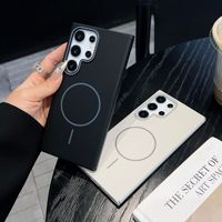 Coque de téléphone magnétique fine et résistante aux chocs, de qualité supérieure, douce pour la peau, de style macaron, pour Samsung S26 S25 S24 S23 FE Plus ultra
