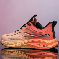 Nouvelles baskets de course athlétiques légères personnalisées chaussures de sport respirantes à lacets pour hommes
