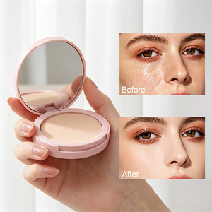 Custom <strong>Compact</strong> Powder <strong>Makeup</strong> Products Waterproof Long Lasting Full Coverage Matte Pressed Powder Setting Powder for Dark Skin - Product Image 1