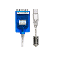 Convertidor USB RS232 USB V2.0 con Indicadores LED de Actividad PWR TXD RXD, Dirección de Tráfico Autocontrolada, Transmisión de 5m, UOTEK UT-880