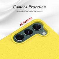 Étui en paille de blé biodégradable écologique pour Samsung S26 S25 A57 A17, housse de protection naturelle durable mate antichoc