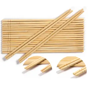 Chinese round smooth straight disposable chopsticks high quality healthy bamboo chopsticks