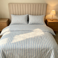 Liquidation de stock : Parures de lit imprimées en gros, ensembles de housses de couette en tissu de surplus de production, linge de lit en gros