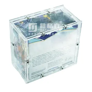 Hot Buy Products Magnetic Acrylic Trading Card Case For Trading Card Display Only