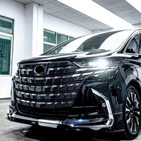 Nouveau kit carrosserie Vellfire à visser, ajustement parfait, avec découpes pour capteurs d'aide au stationnement, pour Alphard Série 40 2024, ajustement universel