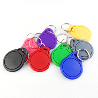 Porte-clés étanche en ABS 125 kHz avec logo personnalisé imprimé pour système de contrôle d'accès