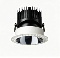 Lampes LED pour hôtels, villas, projecteurs muraux, éclairage anti-éblouissement pour la maison, spots encastrés COB