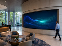 Pantalla LED Fija para Interiores P1.86 P2.5, 640x480mm, Gabinete, 3840Hz, Disponible en Almacén de EE. UU., para Vestíbulos Corporativos