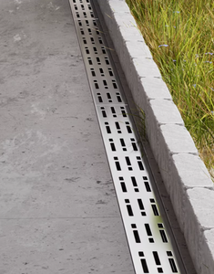 <span class=keywords><strong>Gouttière</strong></span> de drainage en acier inoxydable en forme de U avec plaque de recouvrement linéaire <span class=keywords><strong>pour</strong></span> jardin, cuisine, usage commercial/résidentiel - Product Image 2