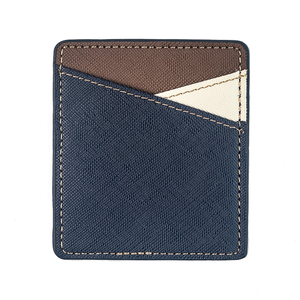 Soporte de tarjeta de crédito de cuero premium Stick On Wallet para iPhone y <span class=keywords><strong>Android</strong></span> Smartphones cubiertas de teléfonos móviles - Product Image 3