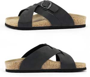 Moda nuova <span class=keywords><strong>donna</strong></span> <span class=keywords><strong>sughero</strong></span> sandali estivi all'aperto pantofole da <span class=keywords><strong>donna</strong></span> <span class=keywords><strong>in</strong></span> <span class=keywords><strong>sughero</strong></span> morbido cuscino sottopiede Bio sandali scarpe - Product Image 3