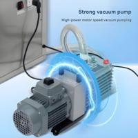 Machine de lyophilisation sous vide en acier inoxydable, déshydratation à basse température, pour légumes et fruits, machine de lyophilisation portable pour la maison
