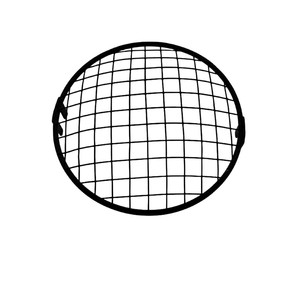 RZ ฝาครอบไฟรถมอเตอร์ไซค์แบบตาข่ายสแตนเลส ฝาครอบไฟรถยนต์แบบสกรูยึด อะไหล่รถยนต์รุ่น RZ - Product Image 1