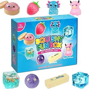 4-Piece Mystery Squishy Box Halloween Graduation <b>Fidget</b> Toy Set with Malt Flour Dumpling Cow Butter <b>Pack</b> Design Blind Box - Product Image 2