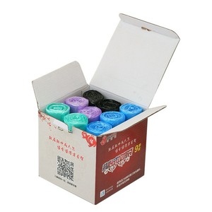 Disposable Large Garbage Bags Thickened L Size 9 Rolls Per Pack Hand Held Vest Style For Household Use - Product Image 4