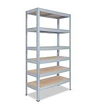 רב חובה פלדה ללא ספק תעשייתי מדפה מערכת 5 גבניה המוסך מתכת ליגון מתלה stacks מדפים - Product Image 6