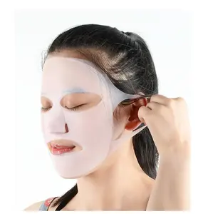 Ultra yüksek elastikiyet 3D silikon maske maskesi silikon maske nemlendirir, nem kaybını önler ve emilimi artırır