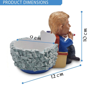 Posacenere personalizzato in resina artigianale fatto a mano sostenitori presidenziali posacenere testa Bobble Figurine Design <span class=keywords><strong>divertente</strong></span> regalo ideale per gli amici - Product Image 3