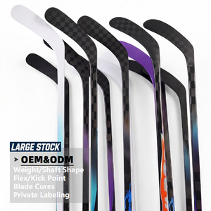 <span class=keywords><strong>Palo</strong></span> <span class=keywords><strong>de</strong></span> hockey sobre hielo azul y negro 100% fibra <span class=keywords><strong>de</strong></span> carbono, punto <span class=keywords><strong>de</strong></span> impacto bajo, estándares <span class=keywords><strong>de</strong></span> competición, para adolescentes/principiantes - Product Image 6