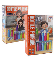 Jeu de société interactif de bureau pour enfants et adultes, avec jeu de correspondance de bouteilles en plastique et jeu de correspondance de couleurs, certifié BSCI