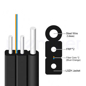 Offre Spéciale Câble à fibre optique FTTH de haute qualité Câble de dérivation extérieur GJYXCH autoportant <span class=keywords><strong>1</strong></span> Core 2 Core 4 Core Prix du fabricant - Product Image 2