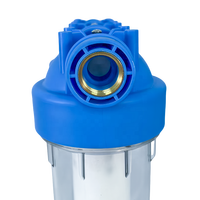 Filtre à eau domestique de haute qualité pour bouteille, avec filtre à eau en pot de 10 pouces à 3 étapes, pour usage familial et à grande échelle