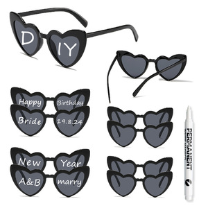 Combo <span class=keywords><strong>de</strong></span> 10 Pares <span class=keywords><strong>de</strong></span> Gafas <span class=keywords><strong>de</strong></span> Sol con Forma <span class=keywords><strong>de</strong></span> Corazón, Unisex, para Fiestas y Vacaciones, Gafas con Forma <span class=keywords><strong>de</strong></span> Corazón - Product Image 6