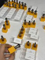 Fraise à rainurer de nettoyage de fond en carbure TCT pour bois, queue de 12 mm, pour CNC, pour le fraisage de profilés d'armoires