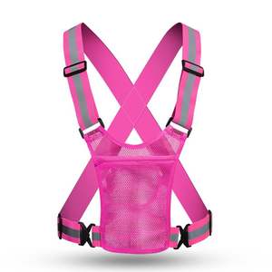 Nouveaux gilets de sécurité réfléchissants multicolores pour la course à pied, gilets de sécurité réfléchissants pour la circulation, gilet de course lumineux - Product Image 5