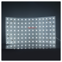 PERFECT - Lámpara LED Ultrafina de Alta Calidad, Cuatro Colores Ajustables, 500*250, Cortable, 98 LED/hoja, Alto Brillo, IP20, Garantía de 5 Años