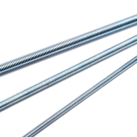 Steel Metric Thread Zinc Plated Black Finish High Strength Fully Threaded Rods M6-M20 Grade 4.8/8.8 Customizable Length JR Brand