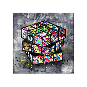 バンクシー風ストリートグラフィティウォールアートポスター キャンバス絵画 リビングルーム装飾 モダンポップアート 寝室用壁掛け壁画 - Product Image 6