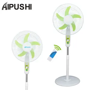 2020 New 20 Speed 12V DC 16 18 inch Rechargeable Emergency Solar Stand Fan With Timer LED Remote Function