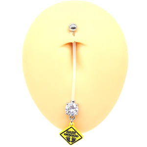 POENNIS – anneaux de <span class=keywords><strong>nombril</strong></span> en <span class=keywords><strong>plastique</strong></span> souple pour femmes enceintes, <span class=keywords><strong>Piercing</strong></span> corporel - Product Image 2