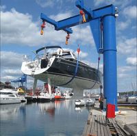 Grue à portique mobile pour le levage de petits bateaux, 5-15 tonnes, à vendre