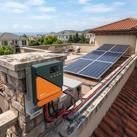 Contrôleur de charge solaire MPPT 10A 20A 30A 40A 50A 60A avec port USB et affichage LCD de la puissance de la batterie, compatible avec les panneaux solaires 12V 24V