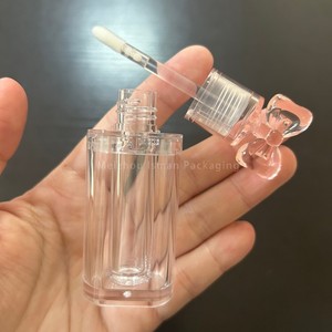 <span class=keywords><strong>ISMAN</strong></span> Vente en gros de tubes de gloss à lèvres miniatures de 2,5 ml avec nœud papillon, design mignon, emballage vide pour gloss à lèvres, rose, noir, blanc, logo personnalisé - Product Image 6