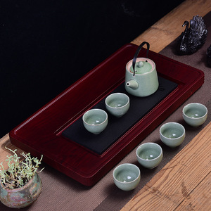 Juego de Té de Arcilla Morada, Taza de Té de Cerámica Kung Fu, Portátil para Viajes y Oficina, Forma Redonda, Origen Fujian - Product Image 5