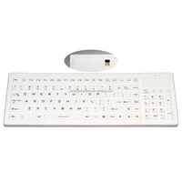 IP68 étanche caoutchouc industriel 2.4G silicone sans fil clavier industriel médical clavier industriel sans fil