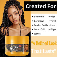 Personalizzabile a base d'acqua per tutto il giorno lucchetto Glitter vendita calda pulito intrecciatura condizionata brillante Gel per capelli estrema tenuta per dread
