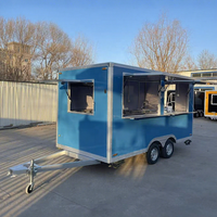 Remorque de cuisine mobile entièrement équipée avec système d'eau pour la vente en gros, idéale pour les fabricants de matériel de plage