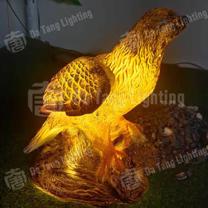 ไฟตกแต่งรูปนกอินทรีกลางแจ้งแบบ LED IP65 สำหรับเทศกาลฮาโลวีนและรอมฎอน เหมาะสำหรับตกแต่งสวนสาธารณะและพื้นที่ชมวิว - Product Image 4