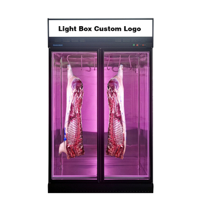 Thịt Showcase Tủ đông butchery thẳng đứng thịt tươi hiển thị Cooler dọc thịt bò hiển thị tủ lạnh thịt cừu bán hàng hiển thị - Product Image 4