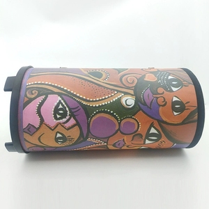 Wholesale African Cartoon Face Printed Kids Cylinder <b>Drum</b> Standing Hand <b>Drum</b> Orff Percussion Instrument - Product Image 3