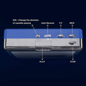 Grabadora y Reproductor de Casetes USB Portátil al por Mayor con Función de Auto Reverse y Conversor MP3 para Estudiantes, Aprendizaje de Idiomas, Hogar, Viajes, Regalo - Product Image 2