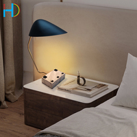 Lampe de table LED en acier E26 au design luxueux, moderne, minimaliste, flexible et simple pour salon, chambre, bureau, hôtel, chevet et lecture